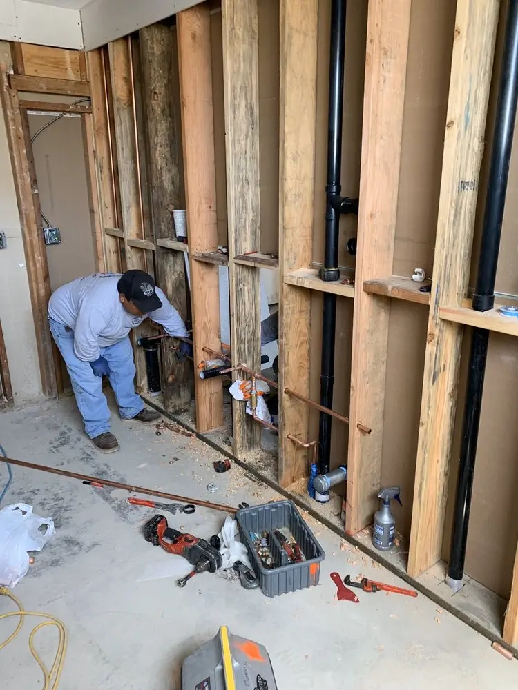 Commercial rough-in plumbing for Gas Line Repair in Lake Milton